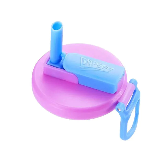 Tapa de Lata de Refresco con Pajita