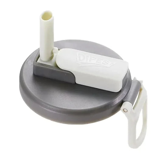 SODA CAN LID WITH STRAW